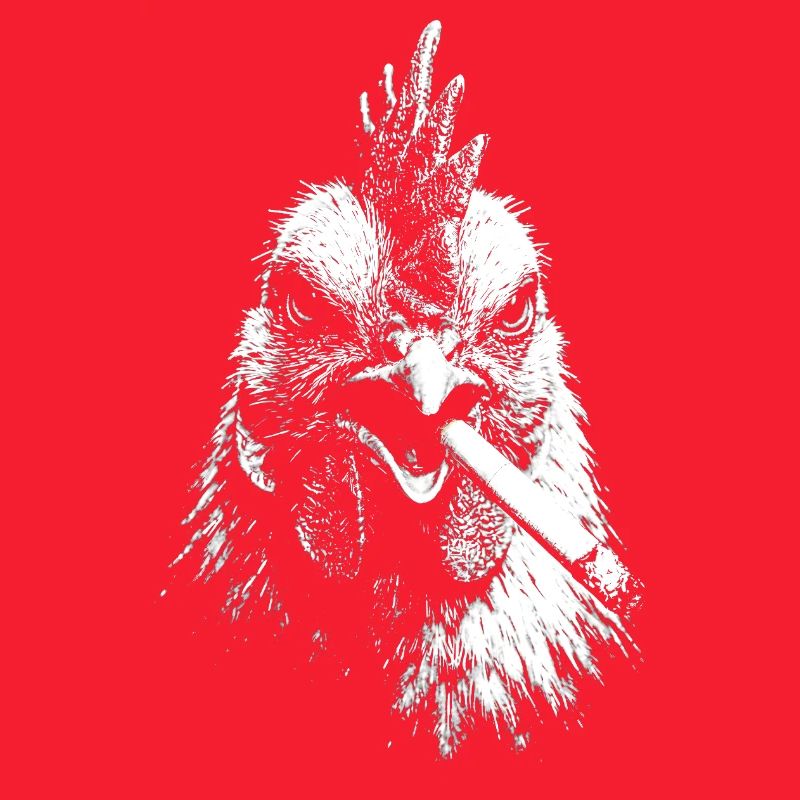Smoking Hen Graphic