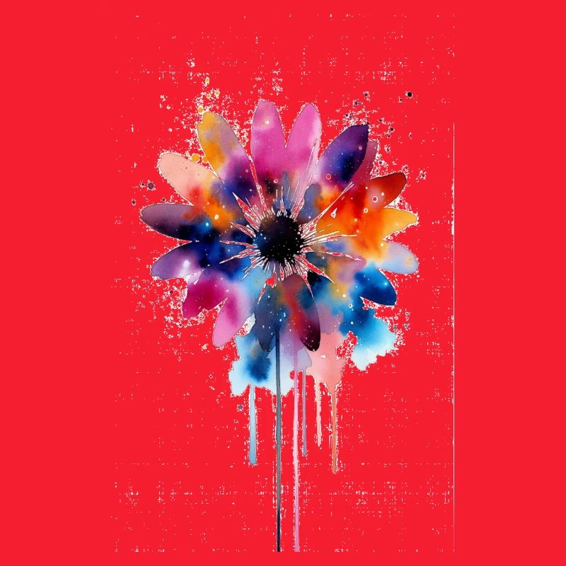 Aquarell-Gänseblümchen
