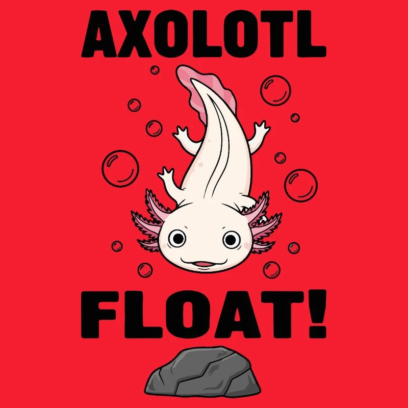 Axolotl Float Salamandre Rose Aquarium