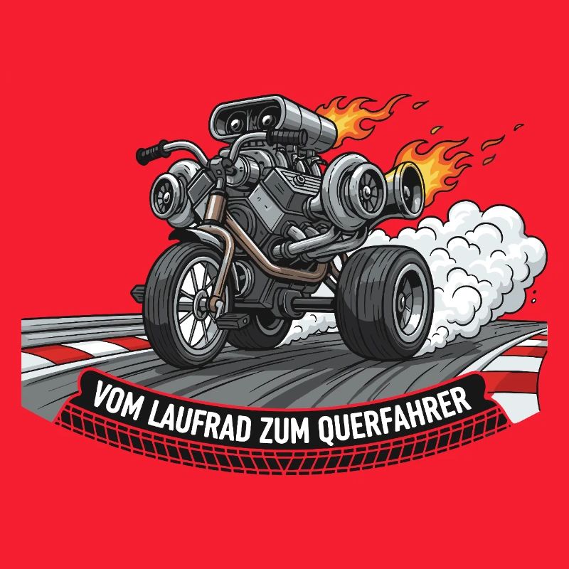 Vom Laufrad zum Querfahrer