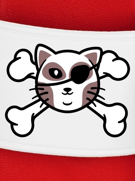 Pirate Kitten Skull Patch