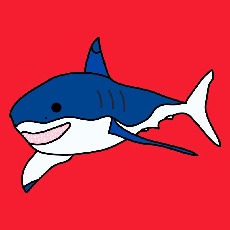 Great White Shark Cartoon