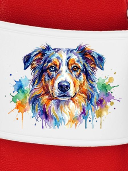 Bunter Wasserfarben-Hundeportrait