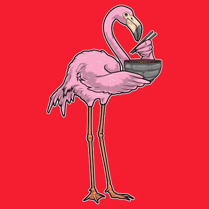 Cuisson de ramen pour Chef Flamant Rose