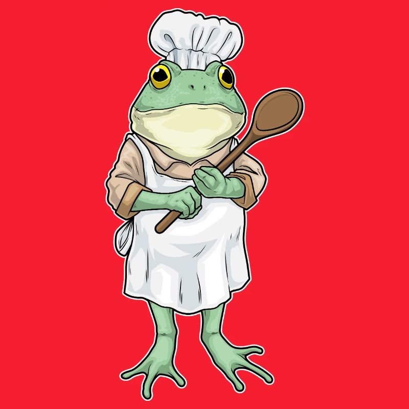 Cuisson de grenouilles, cuisson à la cuillère de cuisson
