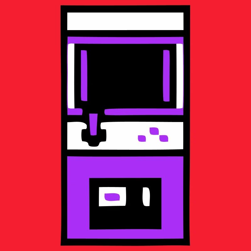 Joueur nostalgique d’arcade automate