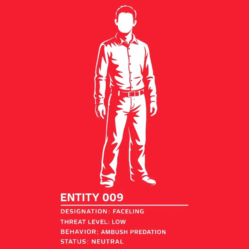 Backrooms Entity 9 white