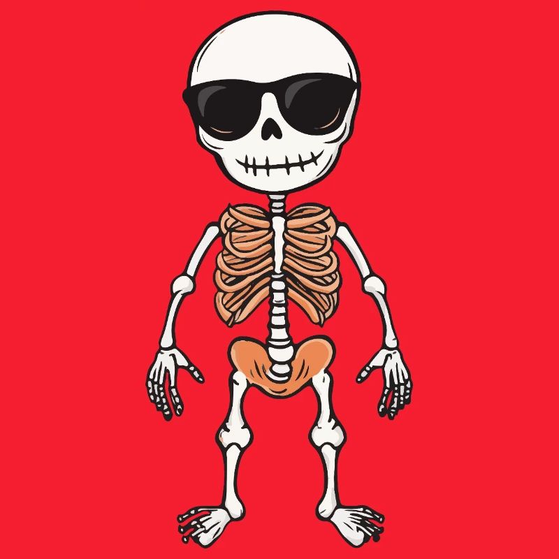 Skelett Comic Halloween