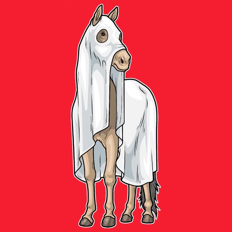 Pferd Halloween Geist
