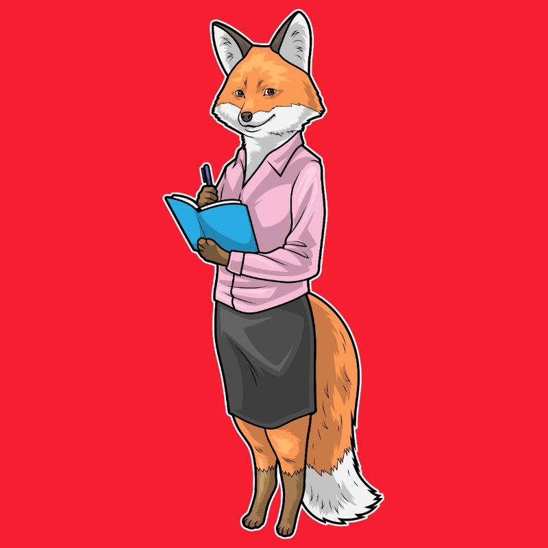 Bureau du carnet de notes du secrétaire Fox