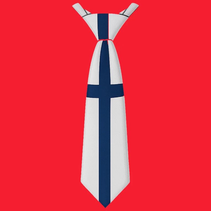 Finnland-Krawatte – Flaggendesign