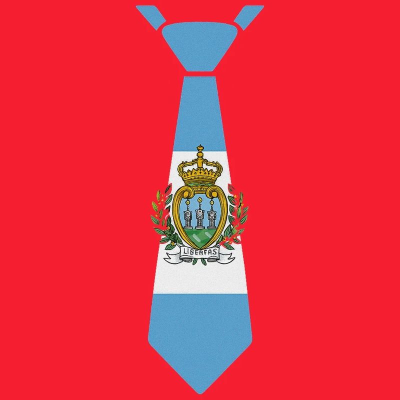 Cravate de Saint-Marin – Conception du drapeau