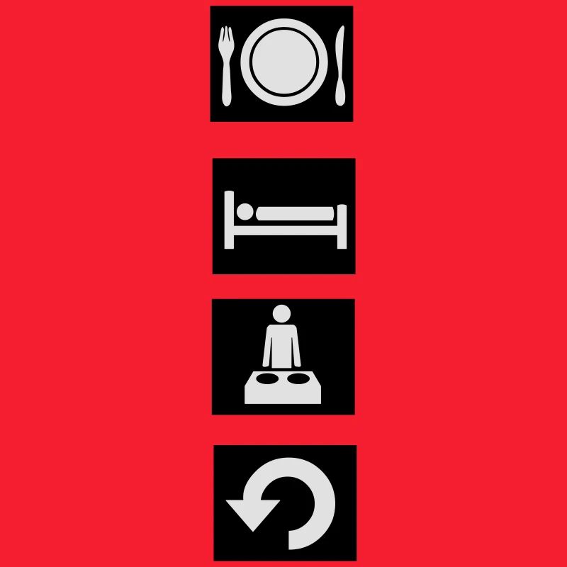Eat, sleep, rave, repeat.