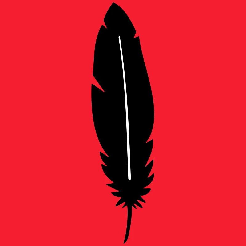 Feather silhouette
