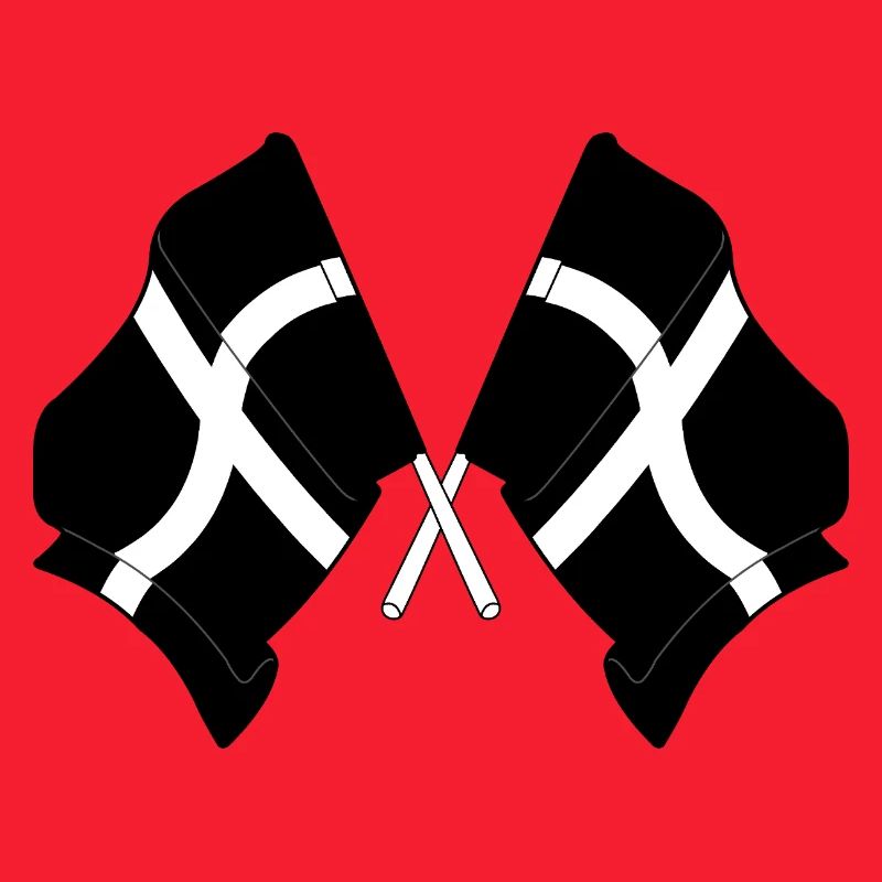 Drapeaux croisés de Cornouailles