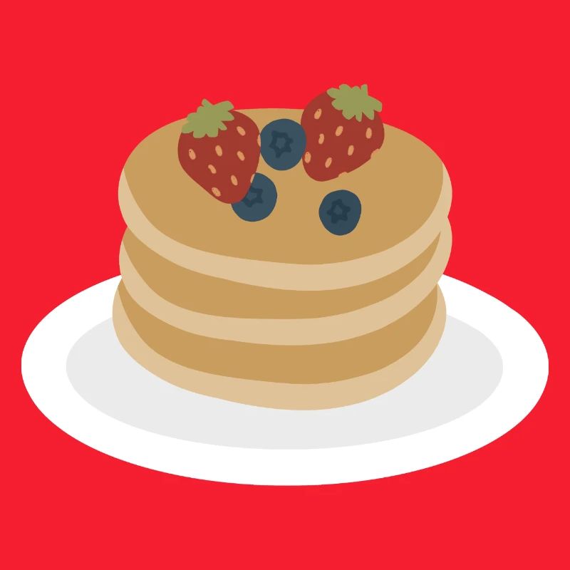 Berry Pancake Stack Artwork