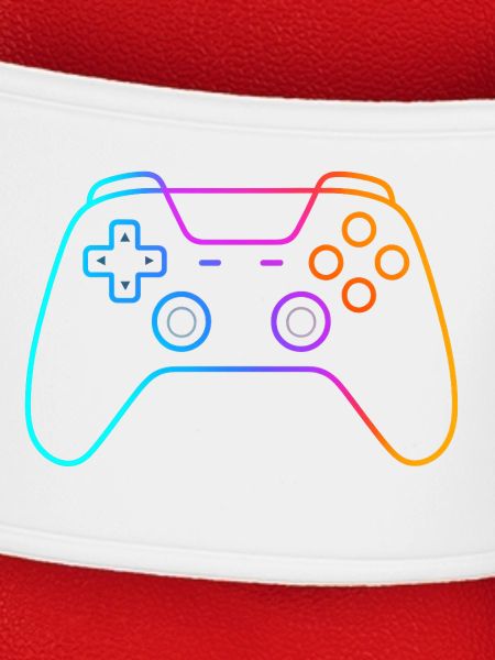 Neon Gamepad – Buntes Controller Motiv