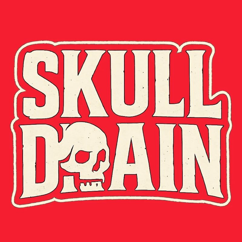 Skull Drain Vintage Style