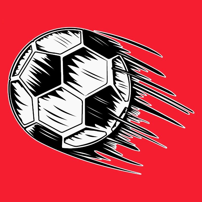 Fußball in Flug