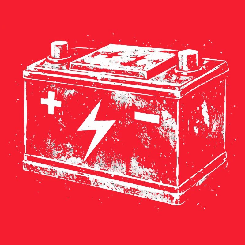 Car Battery Grunge Mechanic Engineering Design