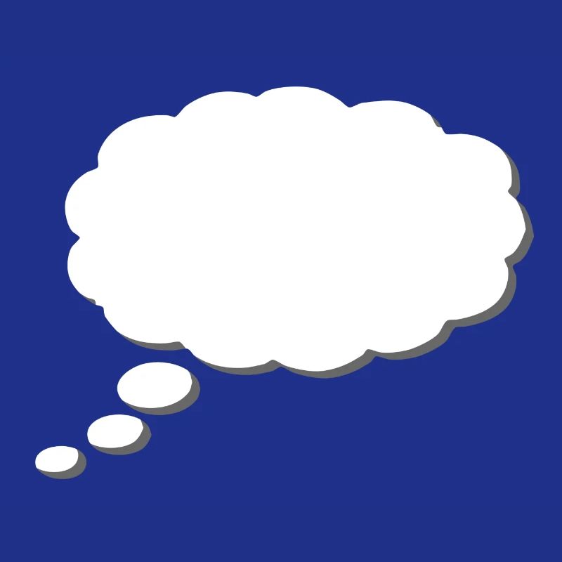 Thought Cloud, Thinkbubble. To personalize