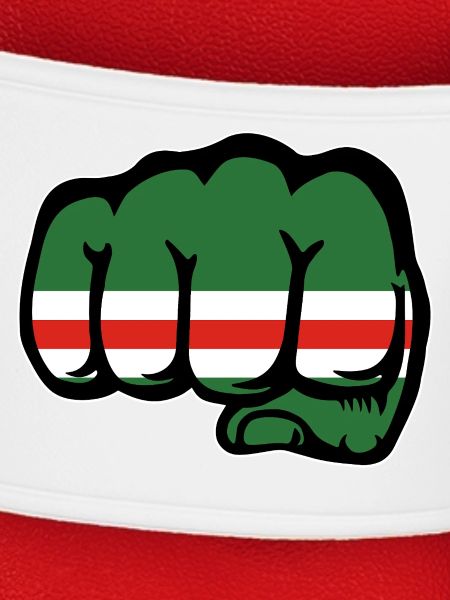 Tschetschenien Flagge Faust