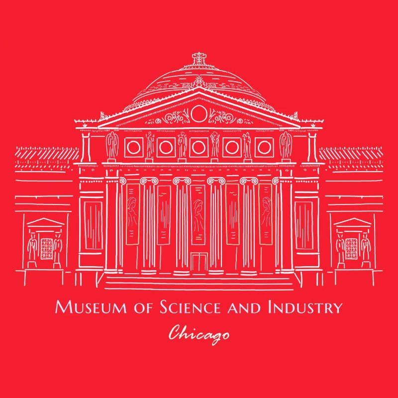 Musée des Sciences et de l’Industrie de Chicago, dessin à la main