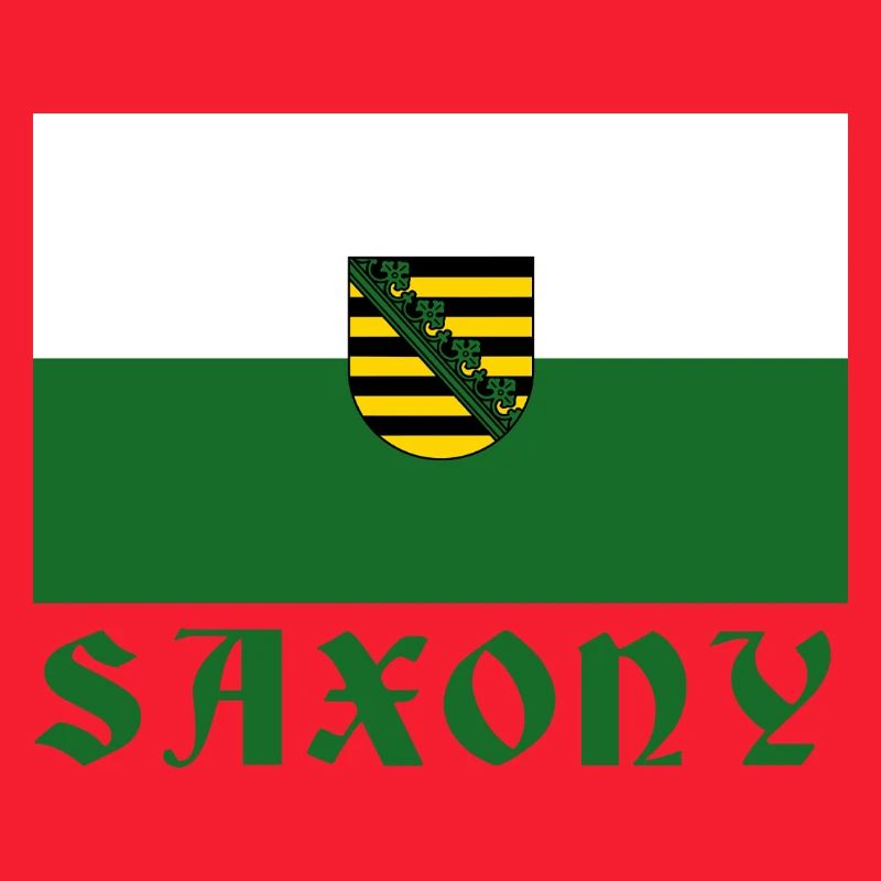 Conception de l’emblème du drapeau de la Saxe