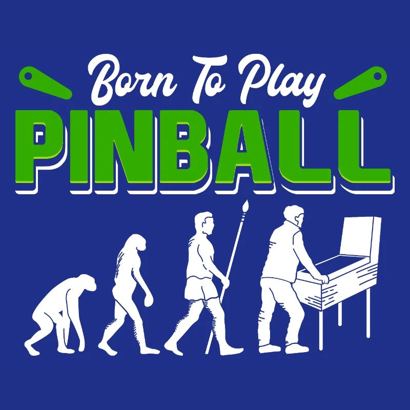 Né pour jouer au flipper rétro evolution Arcade Design
