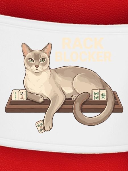 Mahjong Rack Blocker Katze