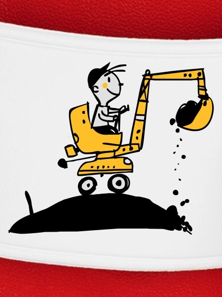 Bagger im Retro Stil
