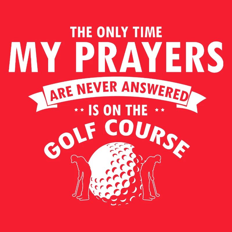 Mes prières ne sont pas exaucées sur un terrain de golf