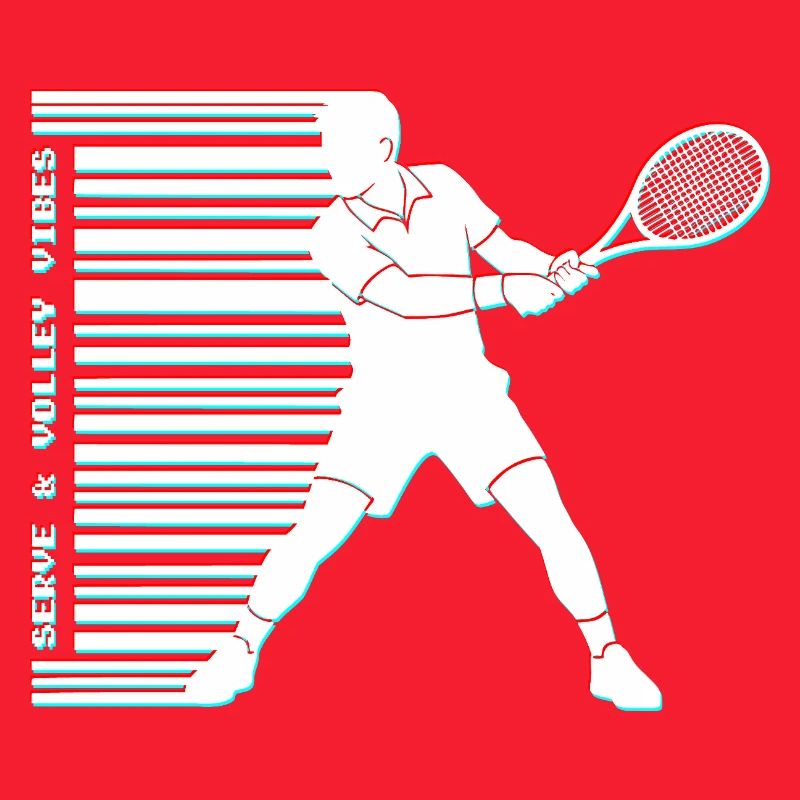 Tennis Glitch Barcode Sweat à capuche
