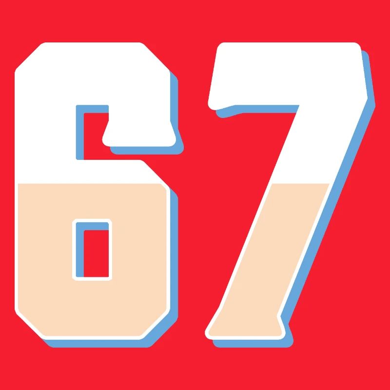6 7 – Trendy minimalist text design,