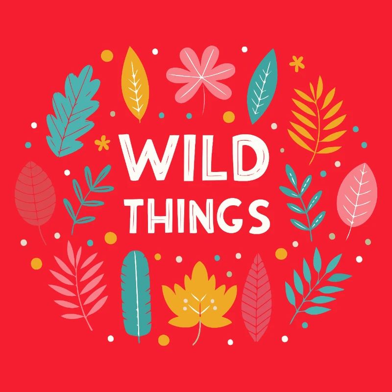 Wild Things Blumenmuster