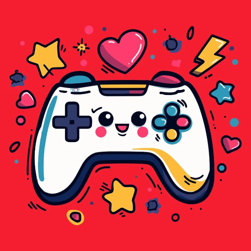 Colorful controller charm