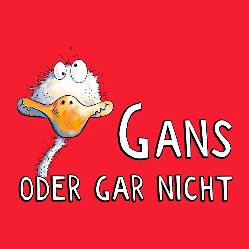 Gans Oder Gar Nicht I Gänse Wortspiel