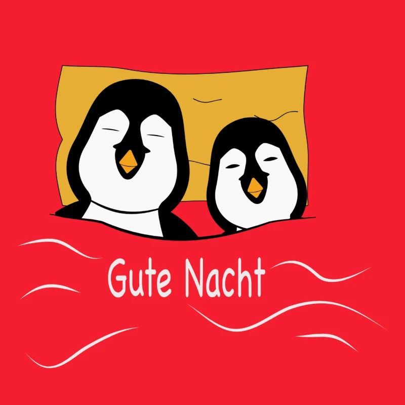 Müde Pinguine
