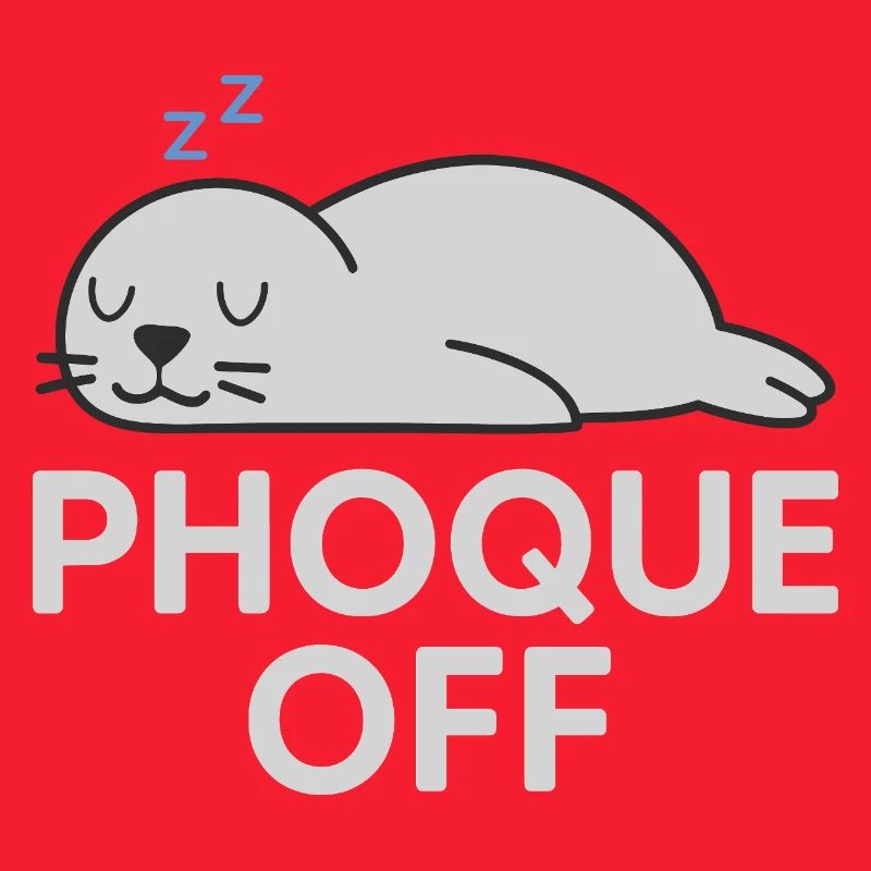 Phoque Off – Jeu de mots drôle et décalé