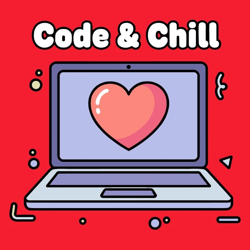 Code & Chill Herz Laptop