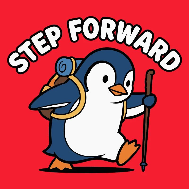 Forward Step Penguin