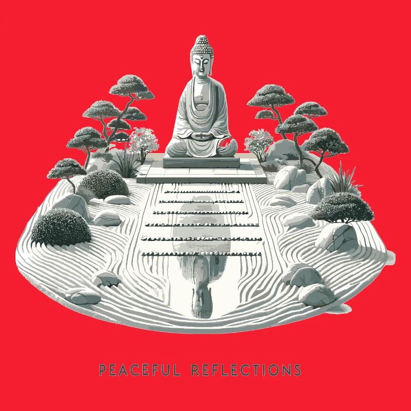 Silent Reflections Zen Garden