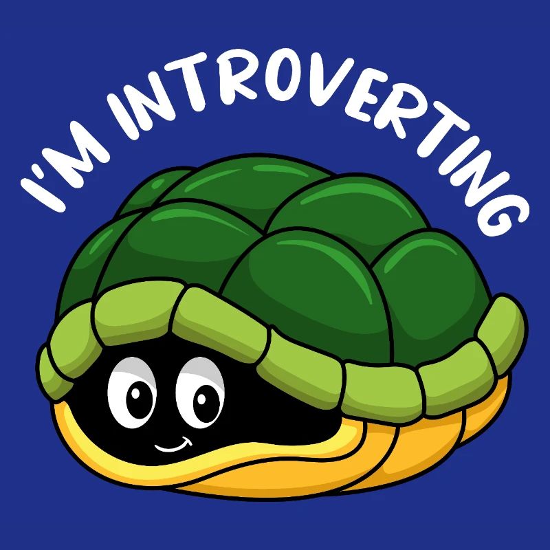 Dessin animé mignon de la carapace de tortue cachée
