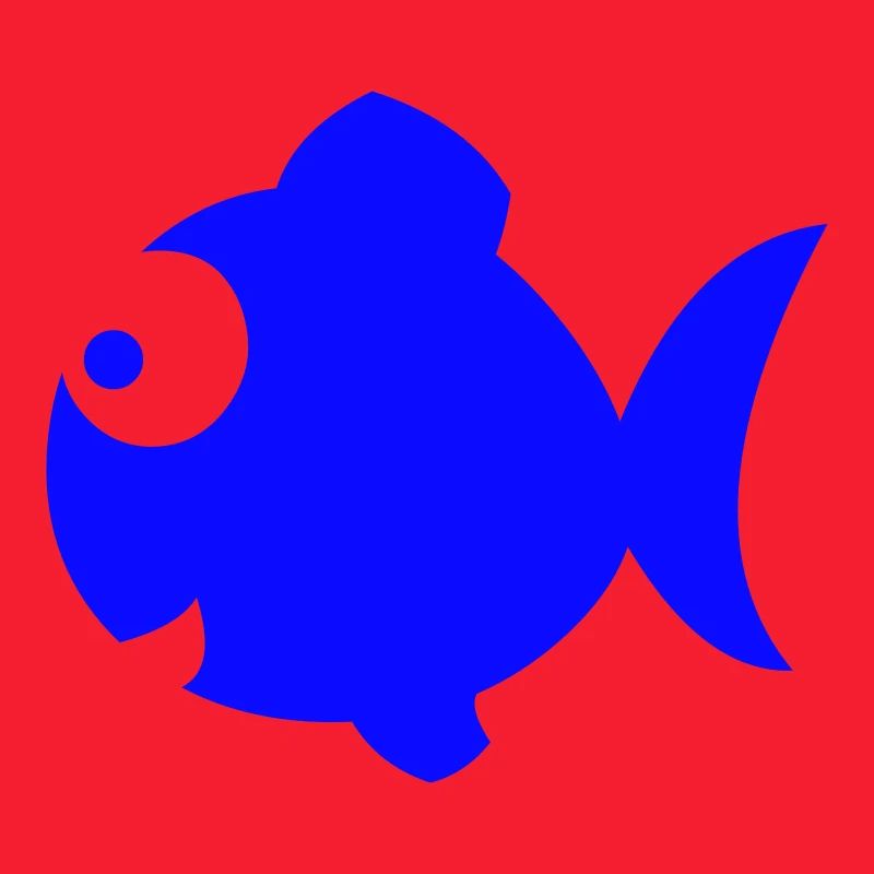 Happy Blue Fish