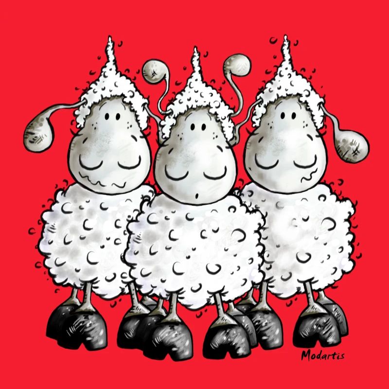 "Mc Wolle Schafe" - Sheep - Schaf