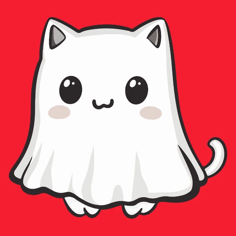 Katze Halloween Geist