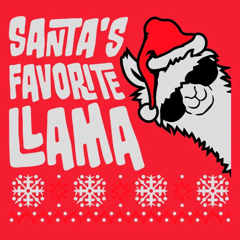 Les lunettes de soleil Llama Cool Side préférées du Père Noël