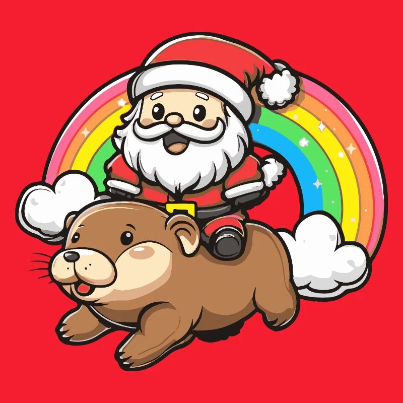 Biber Weihnachtsmann Weihnachten