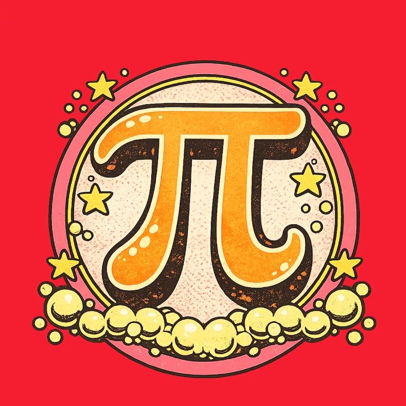Pi Pop Retro-Abzeichen