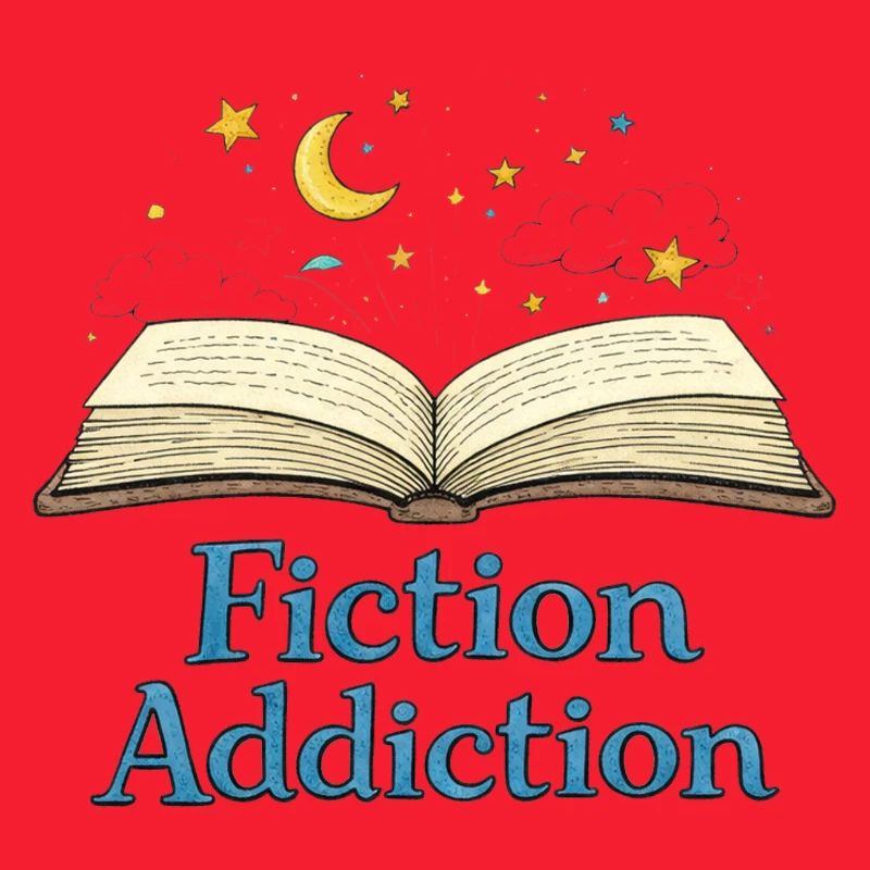 Fiktionssucht, offenes Buch